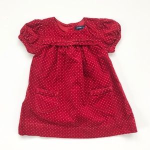 GAP Polka Dot Corduroy Dress